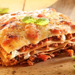 Лазанья без сыра