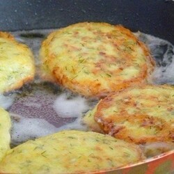 Оладьи из кабачка и сыра