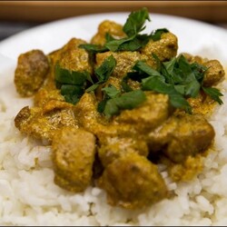 Курица - карри, тушёная в сливках⁠⁠