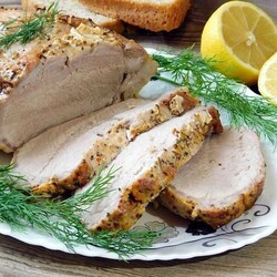 Свиной карбонад в фольге