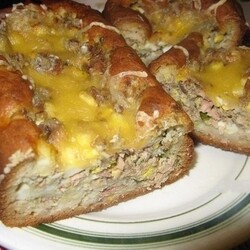 Быстрый рыбный пирог