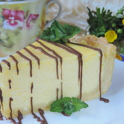 Чизкейк с маскарпоне и песочным тестом