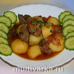 Куриная печень с овощами в RMC