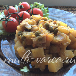 Жаркое из свинины с зеленым горошком в RMC