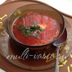 Быстрый борщ с фаршем в RMC