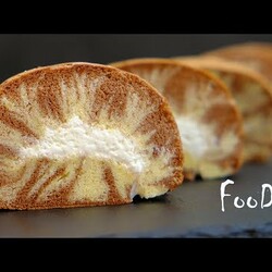 Бисквитный рулет Ураган получится у всех! Простой вкусный рецепт выпечки к чаю