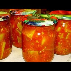 Самый вкусный салат из кабачков на зиму! Изумительный вкус!/ Amazing zucchini salad for the winter!