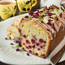 Апельсиново-клюквенный кекс на Вкусном Блоге