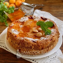 Пирог с замороженными абрикосами — рецепт с фото