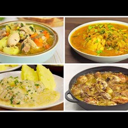 4 ПРЕВОСХОДНЫХ БЛЮДА С ТУШЕНОЙ КУРИЦЕЙ. Рецепты от Всегда Вкусно!