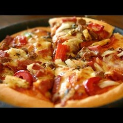 ПИЦЦА НА СКОВОРОДКЕ ЗА 7 МИНУТ. Идеальное тесто БЕЗ ДРОЖЖЕЙ! Тесто БЕЗ майонеза и сметаны!