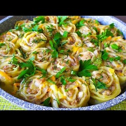 Вкусный ОБЕД или УЖИН из простых продуктов! Что приготовить из ФАРША | Мясные ШТРУЛИ быстро и вкусно