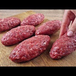 Haben Sie Butter und Hackfleisch? Schnelles und sehr einfaches Rezept!