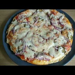 Быстрый завтрак. Пицца на сковороде за 10 минут и это реально.