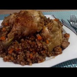 ТАКУЮ ВКУСНУЮ ГРЕЧКУ ВЫ ЕЩЕ НЕ ЕЛИ! Пальчики оближешь! Рецепт Гречка с курицей как "Плов"