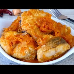 Бабушка Научила Вкусно Готовить Минтай! Рецепту уже 50 лет!Рыба под маринадом!