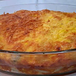 Быстрый ужин на скорую руку! Необычная запеканка для всей семьи! Очень просто вкусно-быстрый рецепт!