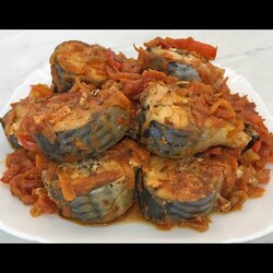Потрясающая Тушенная Скумбрия с Овощами на Сковороде Очень Вкусно! / Stewed Mackerel With Vegetables