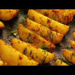 Вкуснее чем в Макдоналдс! Картошка по-деревенски.