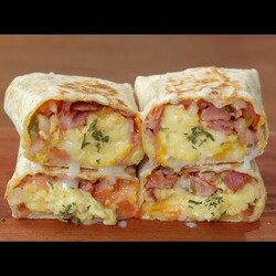 쉬운재료로 에그 부리또 만들기 :: 계란요리 :: Egg Burrito :: Breakfast Recipe