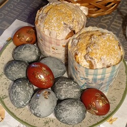 Бездрожжевой кулич творожный