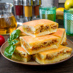 Заливной пирог с капустой на Вкусном Блоге