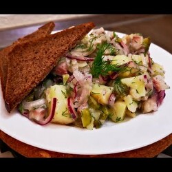 ВКУСНЕЙШИЙ салат с селёдкой "ДЕРЕВЕНСКИЙ"