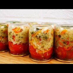 30 БАНОК НЕ ХВАТАЕТ!!! ОВОЩНОЙ САЛАТ НА ЗИМУ ИЗ МАМИНОЙ ТЕТРАДКИ! МОЙ ЛЮБИМЫЙ РЕЦЕПТ