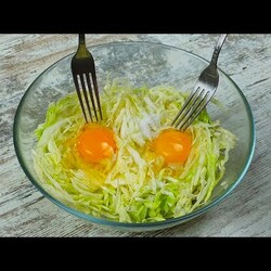 Капуста и 2 яйца Вкусный ужин из простых ингредиентов Так КАПУСТУ вы еще НЕ ГОТОВИЛИ!
