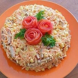 ТОП-10 САЛАТОВ "ЦВЕТОВ" К 8 МАРТА