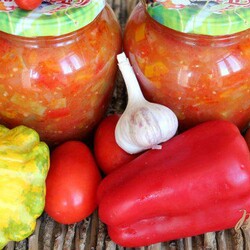 Патиссоны в томатной заливке на зиму