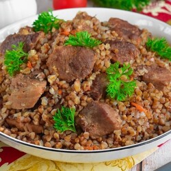 Гречка с мясом