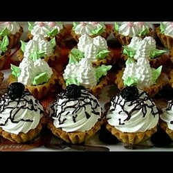 Песочные корзинки с белково-заварным кремом. — Смотреть в Эфире