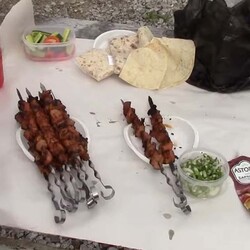 Нежный шашлык из свинины. Маринад на минералке...