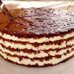 Торт БЕЗ ВЫПЕЧКИ