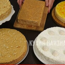 5 тортов БЕЗ ВЫПЕЧКИ из вафельных коржей!