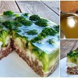 Закусочный мясной торт "Леший"