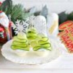 Новогодняя закуска "Ёлочки"