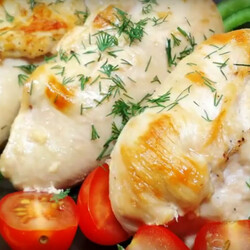 Фаршированное куриное филе к новогоднему столу