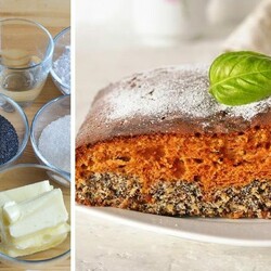 Карамельный пирог с маком: выпечка для зимних праздников