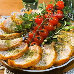 Карбонад свинина в мокром маринаде. Готовить для фандю.