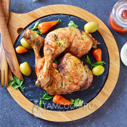 Курица в пиве в духовке