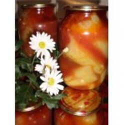 Перец, фаршированный капустой "Витаминный" на зиму