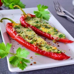 Перцы фаршированные в духовке по-новому