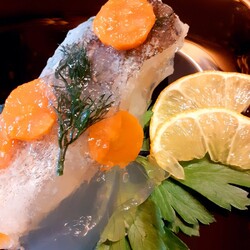 Заливное из филе трески