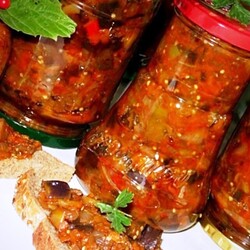 Салат из баклажанов из старой книги на зиму