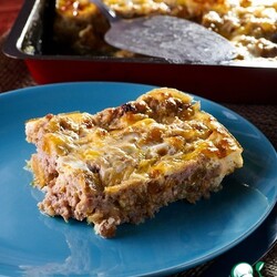 Мясная запеканка из фарша с сухофруктами "Боботи"