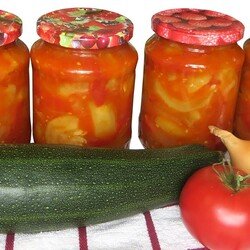 Заготовка из кабачков Кубик на зиму