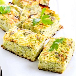 Запеканка-омлет с кабачком слоями. Готовить обязательно!