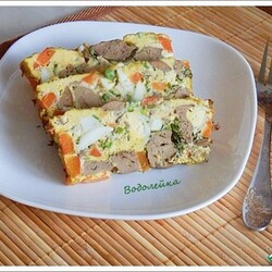 Запеканка из куриной печени